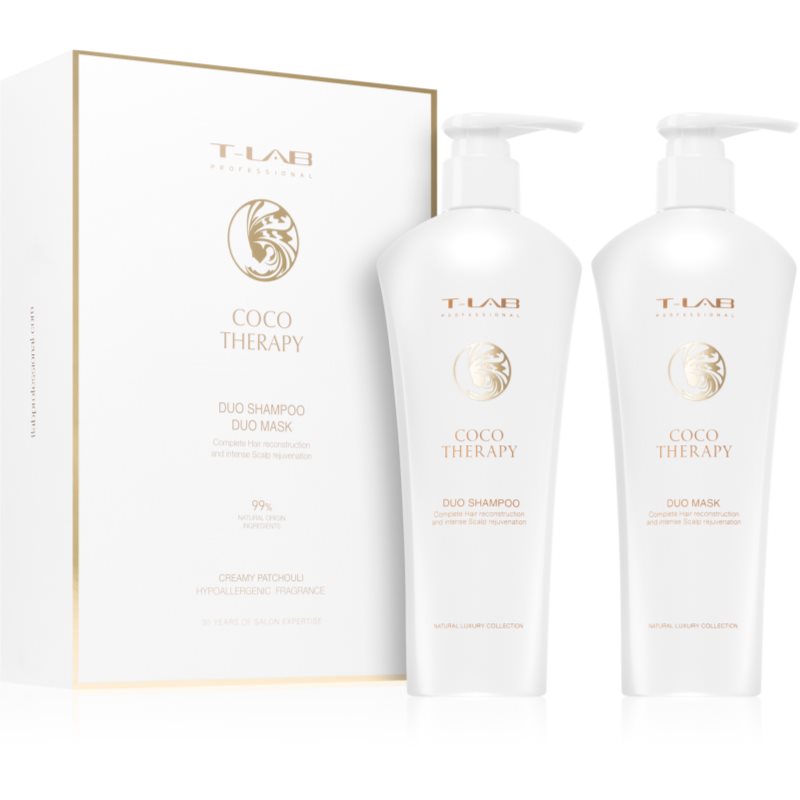 T-LAB Professional Coco Therapy подаръчен комплект за укрепване на косата