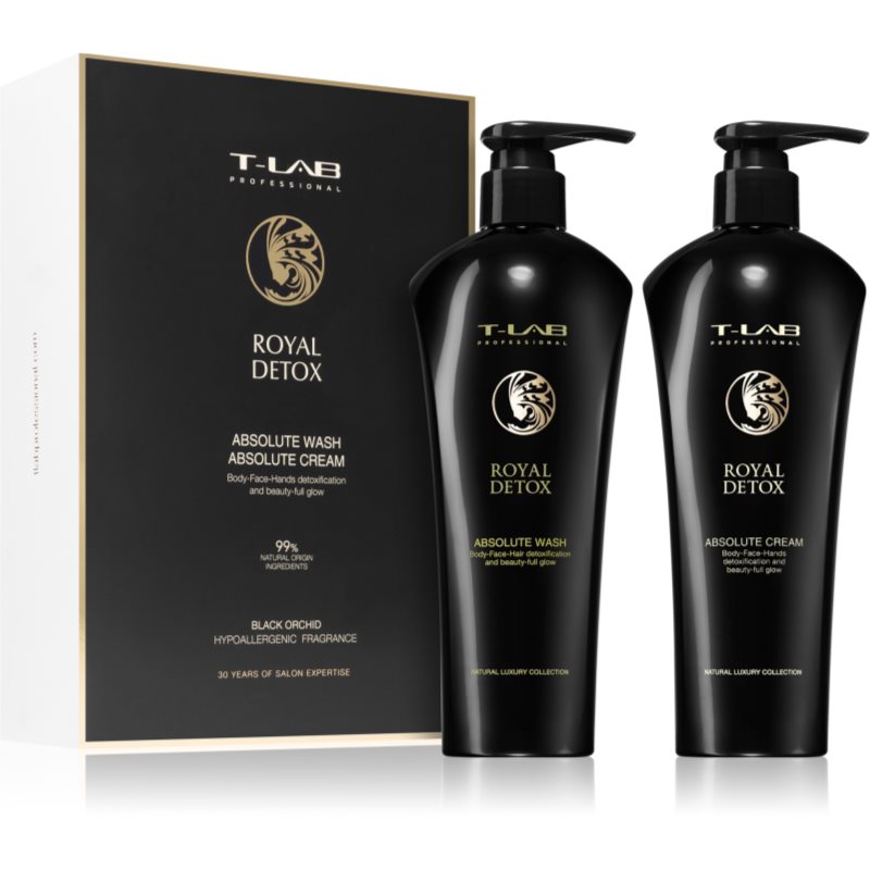 T-LAB Professional Royal Detox Body подаръчен комплект за коса и тяло