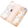 T-TOMI BIO Bamboo Diapers пелени от плат Flowers 70x70 cm 3 бр.