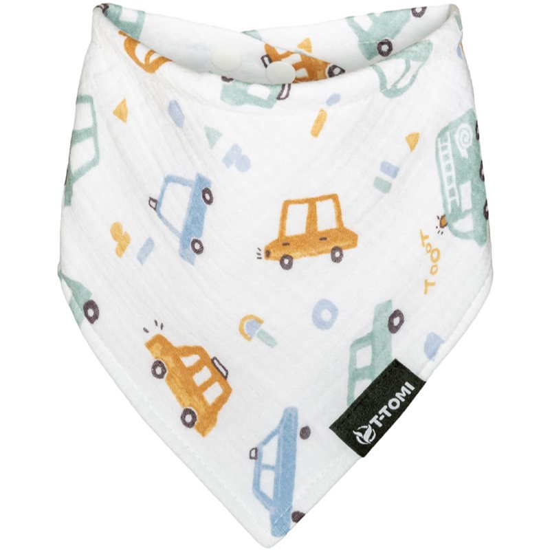 T-TOMI BIO Muslin Bib лигавник Traffic 30x45 см