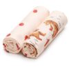 T-TOMI BIO Muslin Diapers пелени от плат Very Beary 65x65 cm 2 бр.