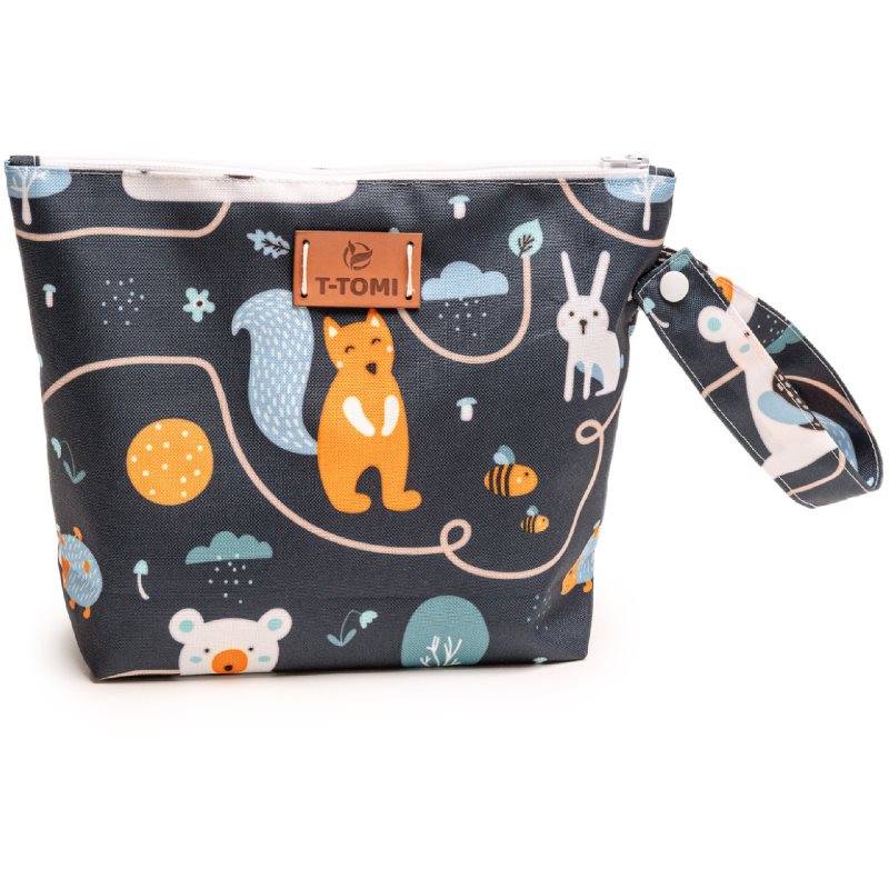 T-TOMI Big Baggie чантичка за пътуване Animal Friends 24x28 см