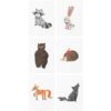 TATTonMe AR Set Forest Animals татуировка за деца 3 y+ 6 бр.