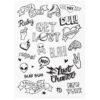 TATTonMe Temporary Tattoos School татуировка за деца водоустойчиво  1 бр.
