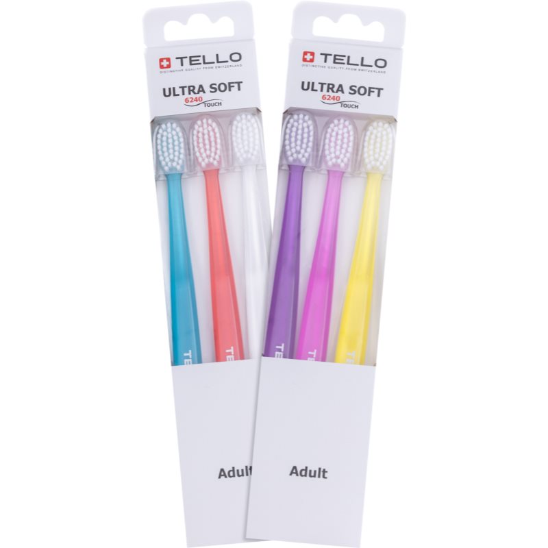 TELLO 6240 Ultra Soft 3pack четка за зъби 3 бр. на ниска цена