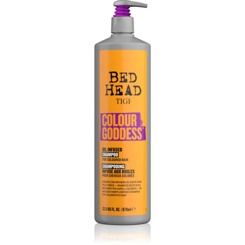 TIGI Bed Head Colour Goddess маслен шампоан за боядисана коса и коса с кичури 970 мл.