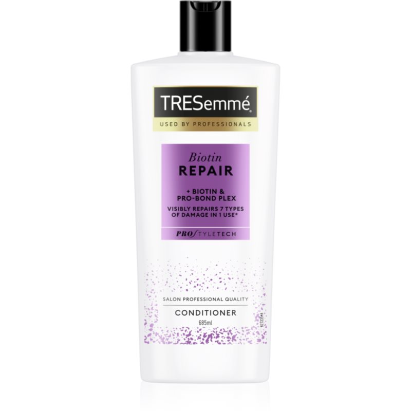 TRESemmé Biotin Repair подсилващ балсам за увредена коса голяма опаковка 685 мл.