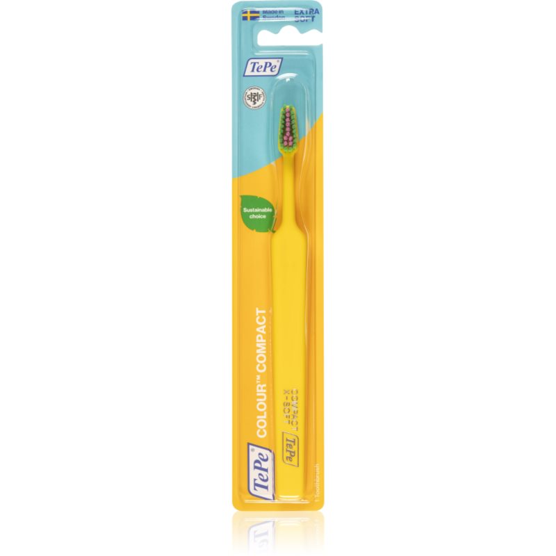 TePe Colour Compact X-Soft четка за зъби Yellow 1 бр.
