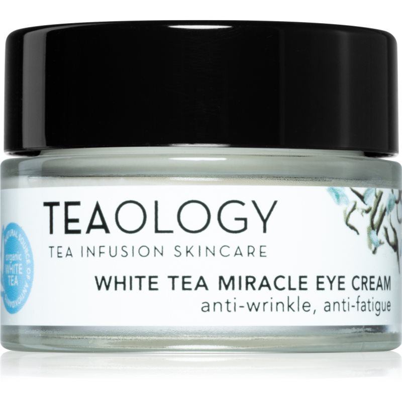Teaology Anti-Age White Tea Miracle Eye Cream крем за околоочната зона за коригиране на тъмни кръгове и бръчки 15 мл.