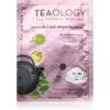 Teaology Tea Glow Blemish AHA Purifying Mask платнена маска с почистващ и освежаващ ефект за шия и деколте 21 мл.