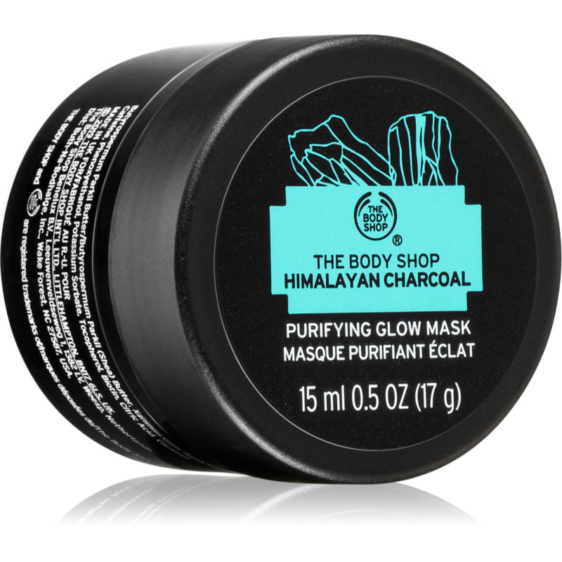 The Body Shop Himalayan Charcoal почистваща и освежаваща маска за лице за мазна и проблемна кожа 15 мл.