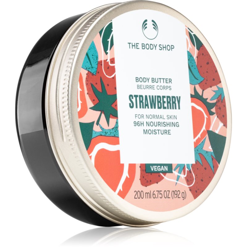 The Body Shop Strawberry Body Butter масло за тяло За нормална кожа 200 мл.