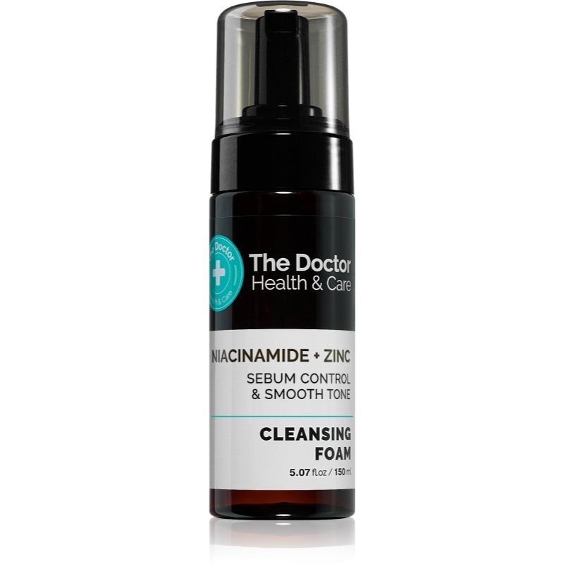 The Doctor Niacinamide + Zinc Sebum Control & Smooth Tone почистваща пяна с матиращ ефект 150 мл.