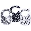 Tiny Twinkle Kaffle Set лигавник Black & White 3 бр.