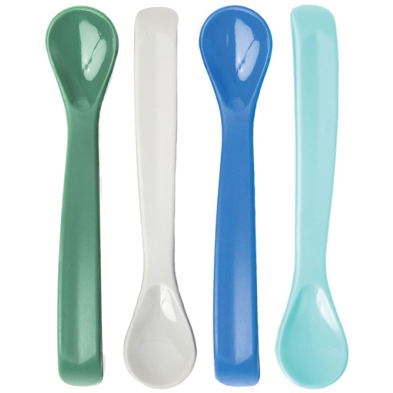Tiny Twinkle Silicone Baby Spoons лъжичка Boy 4 бр.
