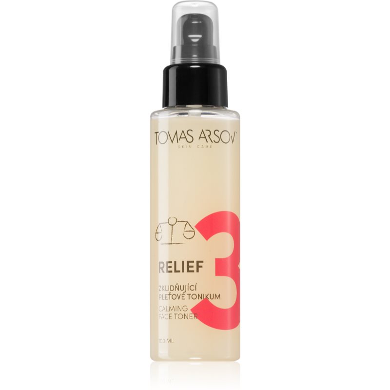 Tomas Arsov Skin RELIEF Zklidňující pleťové tonikum успокояващ тоник за лице 100 мл.