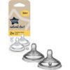Tommee Tippee Natural Start Anti-Colic Teat биберон за шише Medium Flow 3 m+ 2 бр.