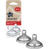 Tommee Tippee Natural Start Anti-Colic Teat биберон за шише Thick Feed 6m+ 2 бр.