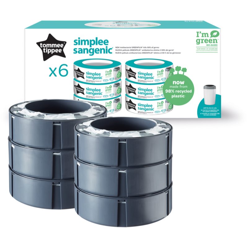 Tommee Tippee Simplee резервна касета 6 бр.