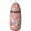 Tommee Tippee Superstar Insulated Straw Pink чаша със сламка за деца 12m+ 266 мл.