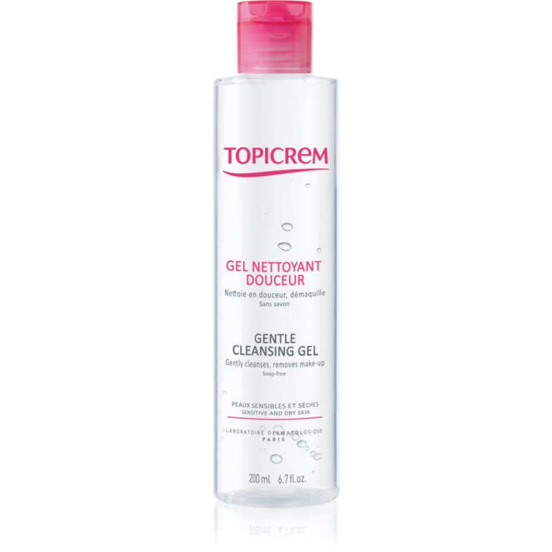 Topicrem UH BODY Gentle Cleansing Gel нежен измиващ гел за лице