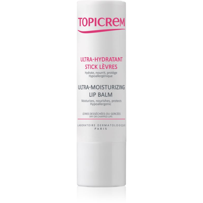 Topicrem UH FACE Ultra-Moisturizing Lip Balm хидратиращ балсам за устни за сухи устни 4 гр.