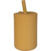 Tryco Silicone Cup and Straw чаша със сламка Honey Gold 1 бр.