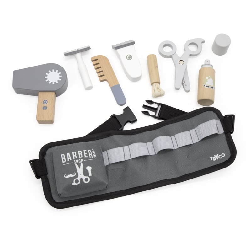 Tryco Wooden Barber Set играчка от дърво 36m+ 1 бр. на ниска цена