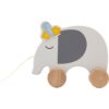 Tryco Wooden Elephant Pull-Along Toy играчка от дърво 10m+ 1 бр.