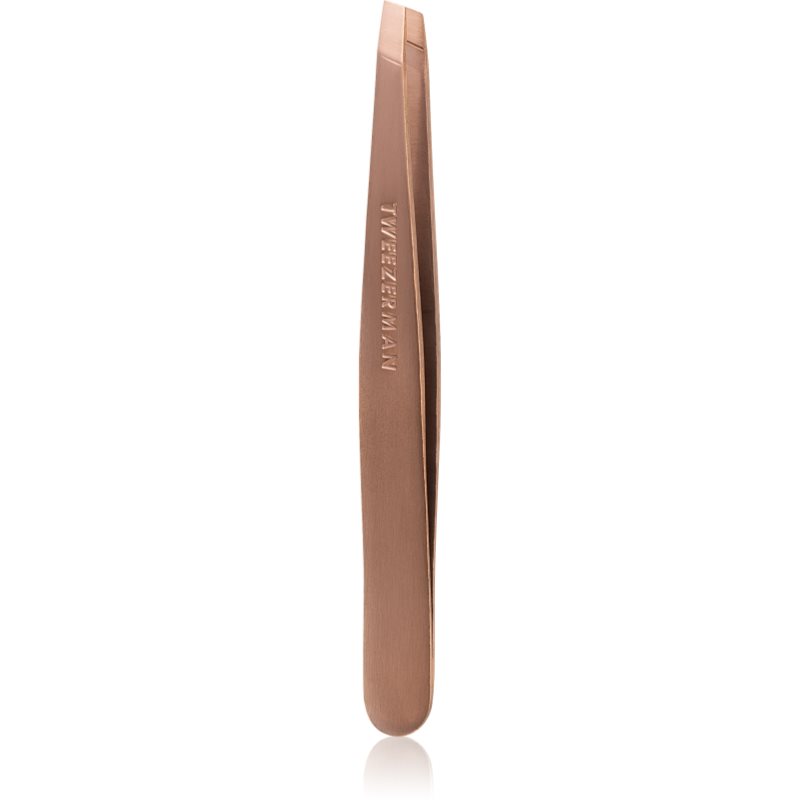 Tweezerman Studio Collection пинсета със скосен връх Rose Gold 1 бр. на ниска цена