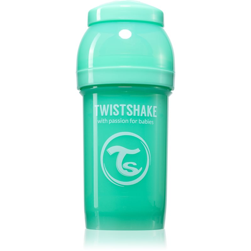Twistshake Anti-Colic Pastel Green бебешко шише 180 мл.