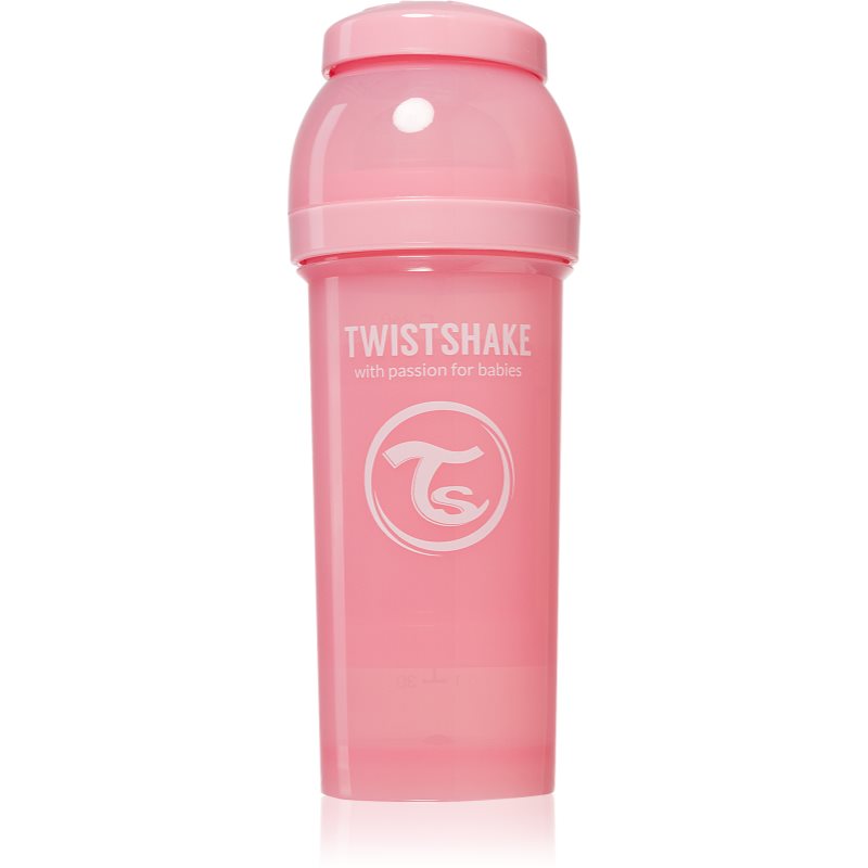 Twistshake Anti-Colic бебешко шише Pink 2 m+ 260 мл.