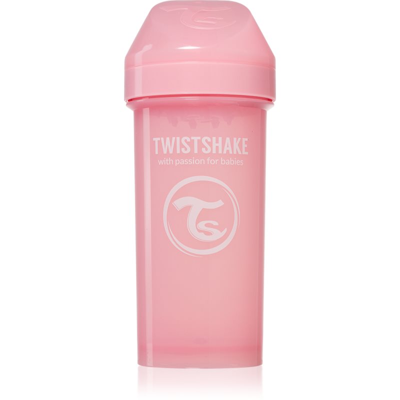 Twistshake Kid Cup Pink детско шише 12 m+ 360 мл.
