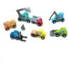 UMU Toys Construction vehicles играчка за подреждане от дърво
