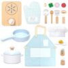 UMU Toys Cooking set играчка за подреждане от дърво