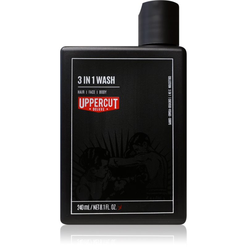 Uppercut Deluxe 3-in-1 Wash шампоан за цялото тяло за мъже 240 мл.