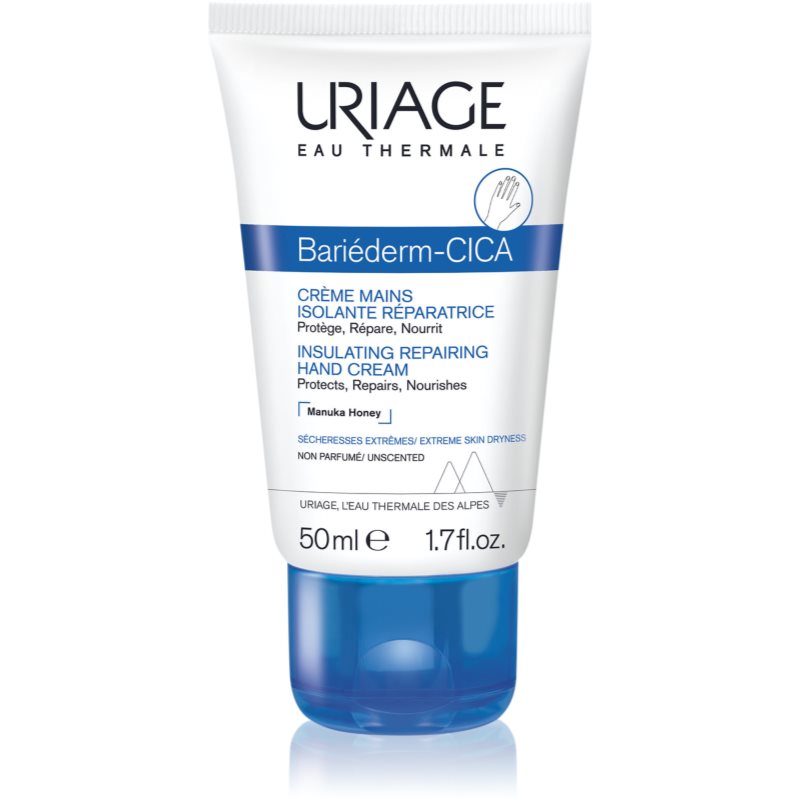 Uriage Bariéderm Cica Insulating Repairing Hand Cream защитен и репаративен крем за ръце 50 мл.