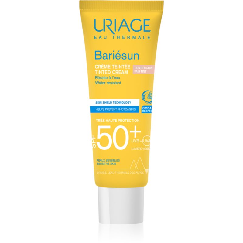 Uriage Bariésun Tinted Cream SPF 50+ защитен тониращ крем за лице SPF 50+ цвят Fair tint 50 мл.