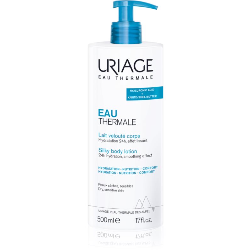 Uriage Eau Thermale Silky Body Lotion копринен лосион за тяло за суха и чувствителна кожа 500 мл. на ниска цена