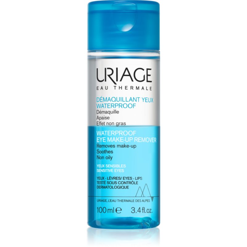 Uriage Eau Thermale Waterproof Eye Make-up Remover за отстраняване на водоустойчив грим за чувствителни очи 100 мл.