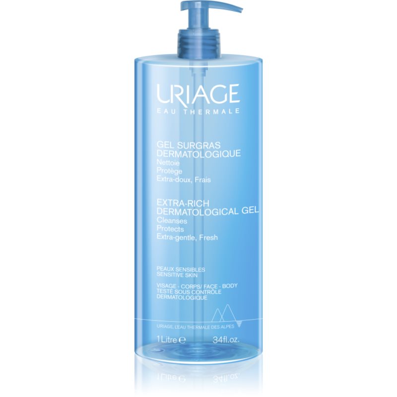 Uriage Hygiène Extra-Rich Dermatological Gel почистващ гел за лице и тяло 1000 мл.