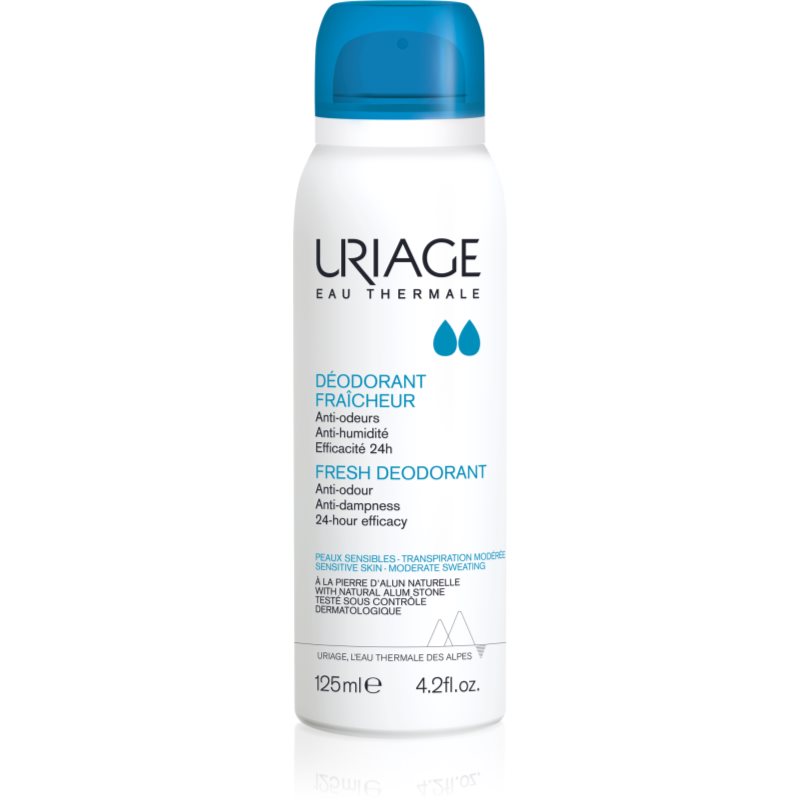 Uriage Hygiène Fresh Deodorant дезодорант в спрей  с 24 часова защита 125 мл.