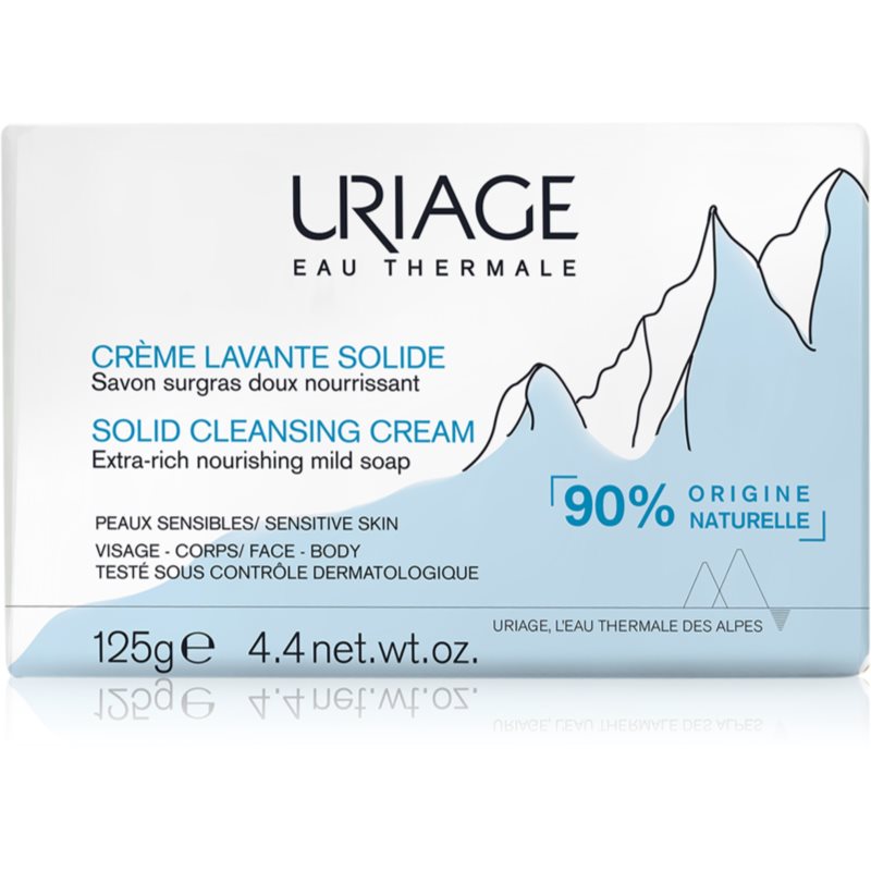 Uriage Hygiène Solid Cleansing Cream нежно почистващ крем с термална вода z francouzských Alp 125 гр. на ниска цена