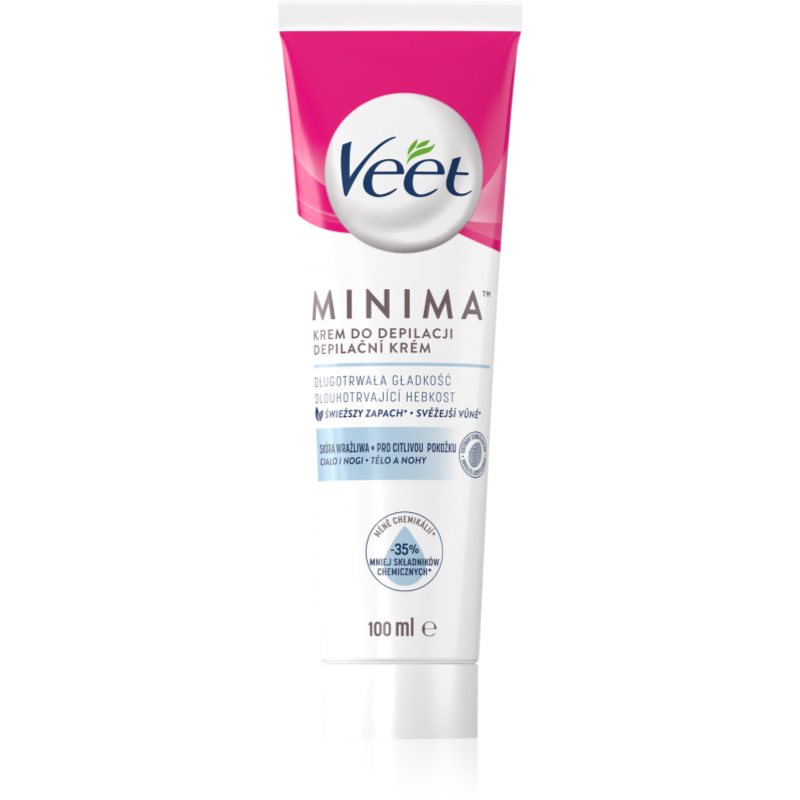 Veet Minima Sensitive Skin крем за депилация за чувствителна кожа алое вера и витамин Е. 100 мл.