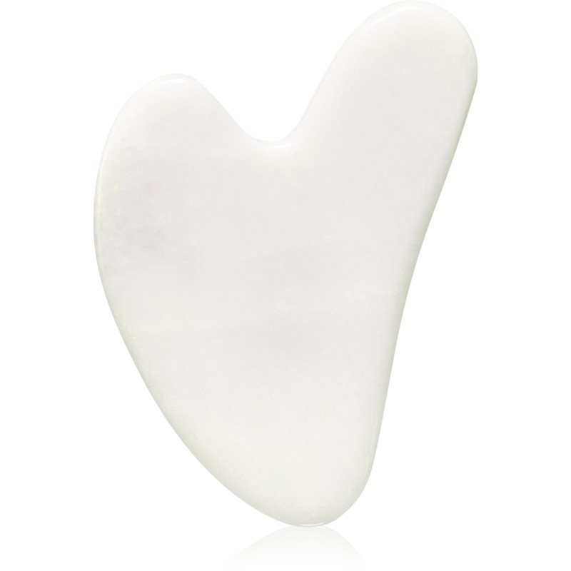 Venoc Guasha white marble massage stone масажно приспособление за лице и деколте 1 бр.