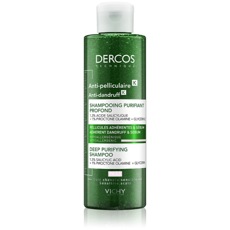 Vichy Dercos Anti-Dandruff K шампоан против пърхот с пилинг ефект 250 мл.