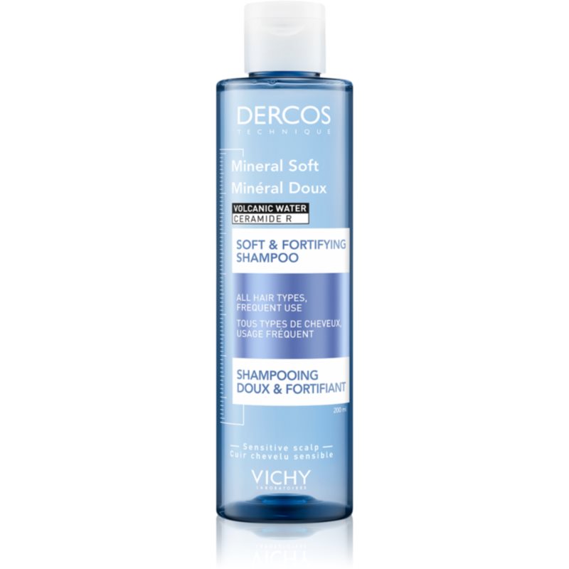 Vichy Dercos Mineral Soft подсилващ шампоан за всички видове коса 200 мл.