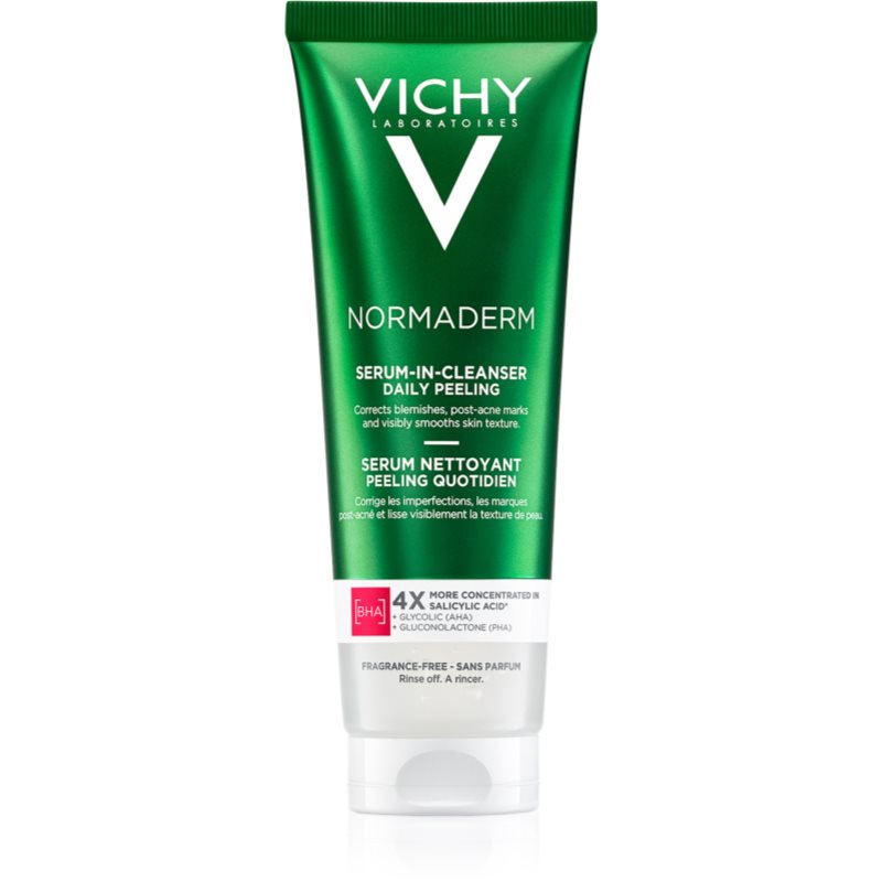 Vichy Normaderm Cleansing почистващ пилинг за лице със салицилова киселина 125 мл. на ниска цена
