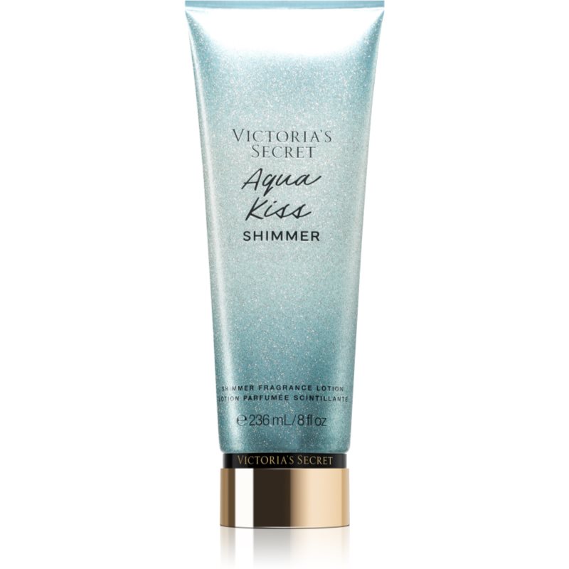 Victoria's Secret Aqua Kiss Shimmer тоалетно мляко за тяло за жени 236 мл.