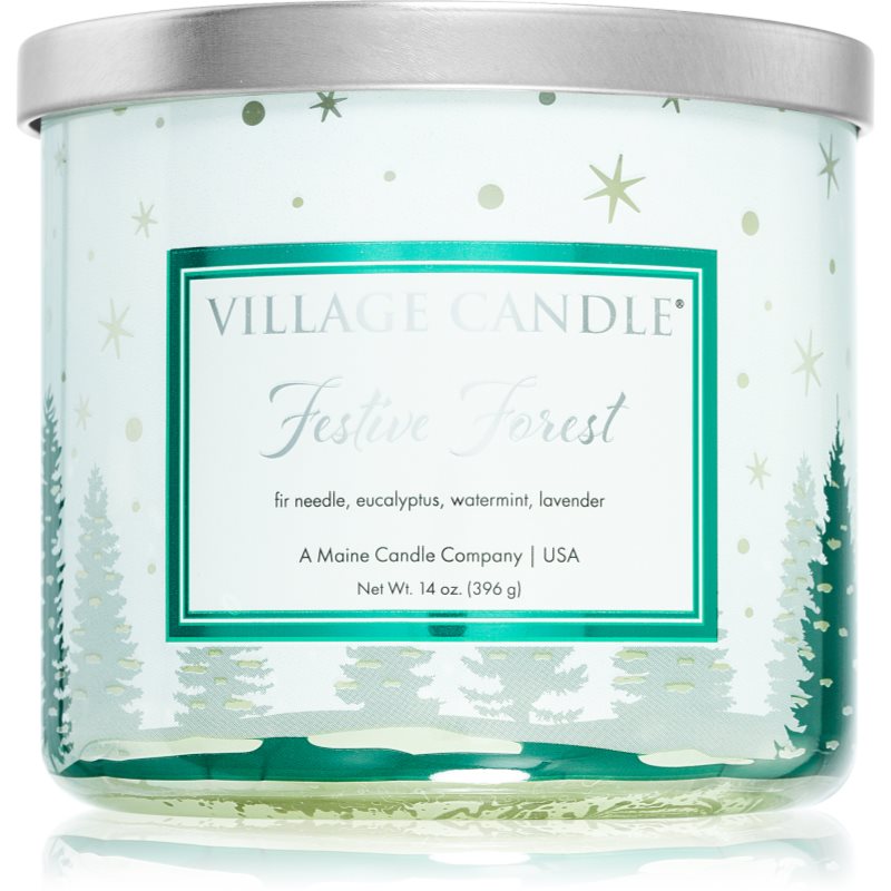 Village Candle Festive Forest ароматна свещ 396 гр.